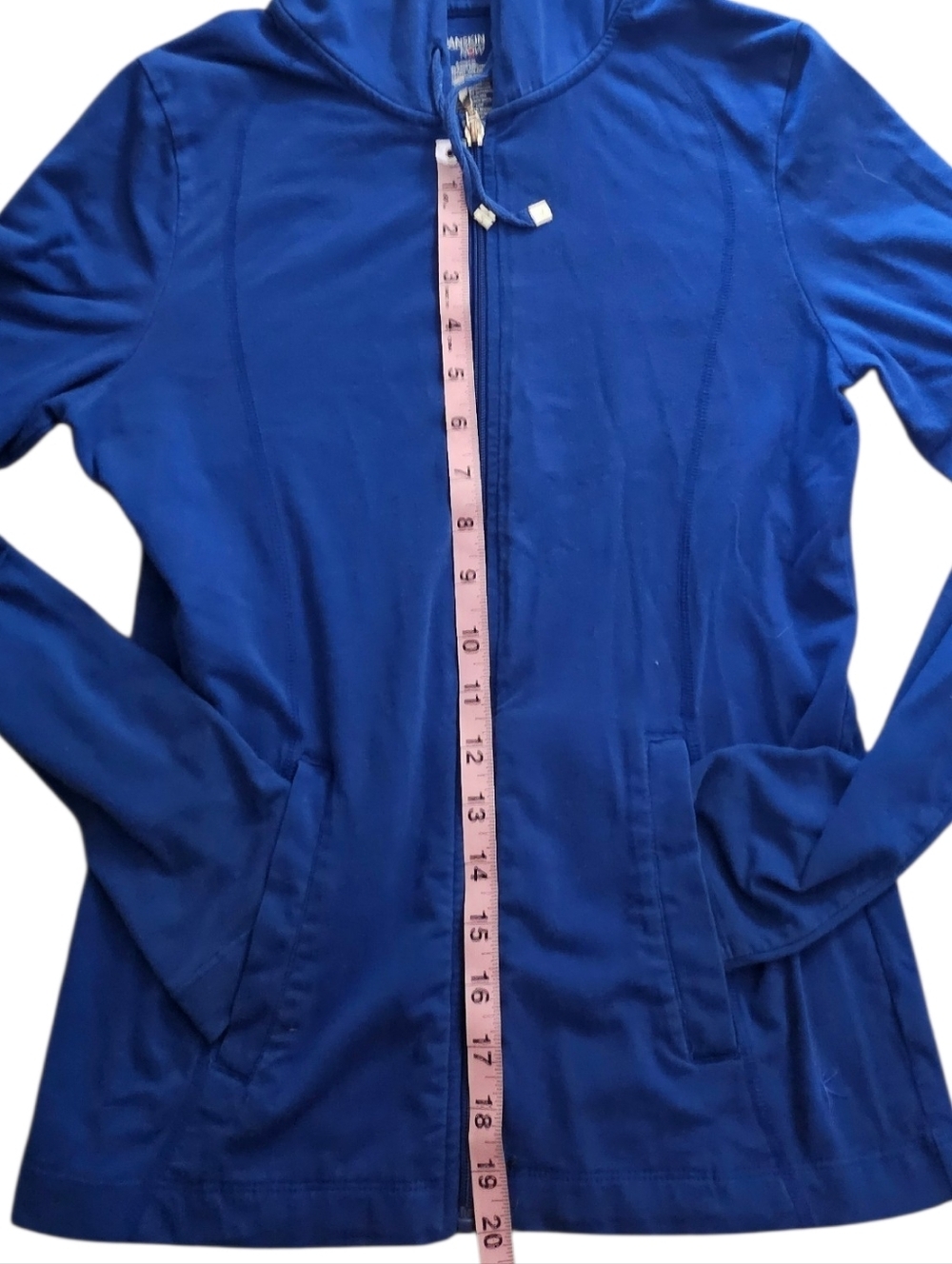 Blue SM Danskin Zip-Up Hoodie - Picture 6 of 11